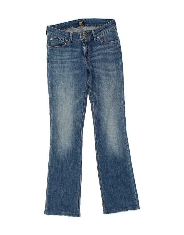 LEE Womens Joliet Bootcut Jeans W28 L33 Blue Cotton Stylish Bootcut Denim Jeans
