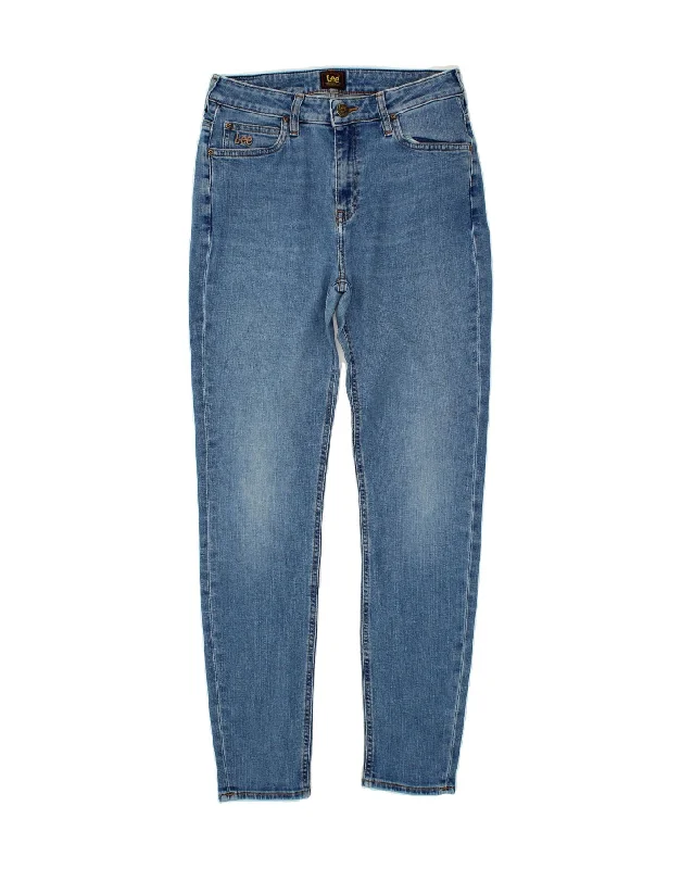 LEE Womens Scarlett High Skinny Jeans W31 L33 Blue Cotton Chic Dark-Wash Skinny Jeans LEE Womens Scarlett High Skinny Jeans W31 L33 Blue Cotton Chic Dark-Wash Skinny Jeans