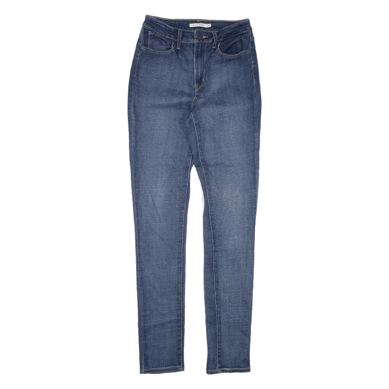 LEVI'S 721 High Rise Jeans Blue Denim Slim Skinny Womens W25 L34 Classic Button Fly Jeans LEVI'S 721 High Rise Jeans Blue Denim Slim Skinny Womens W25 L34 Classic Button Fly Jeans