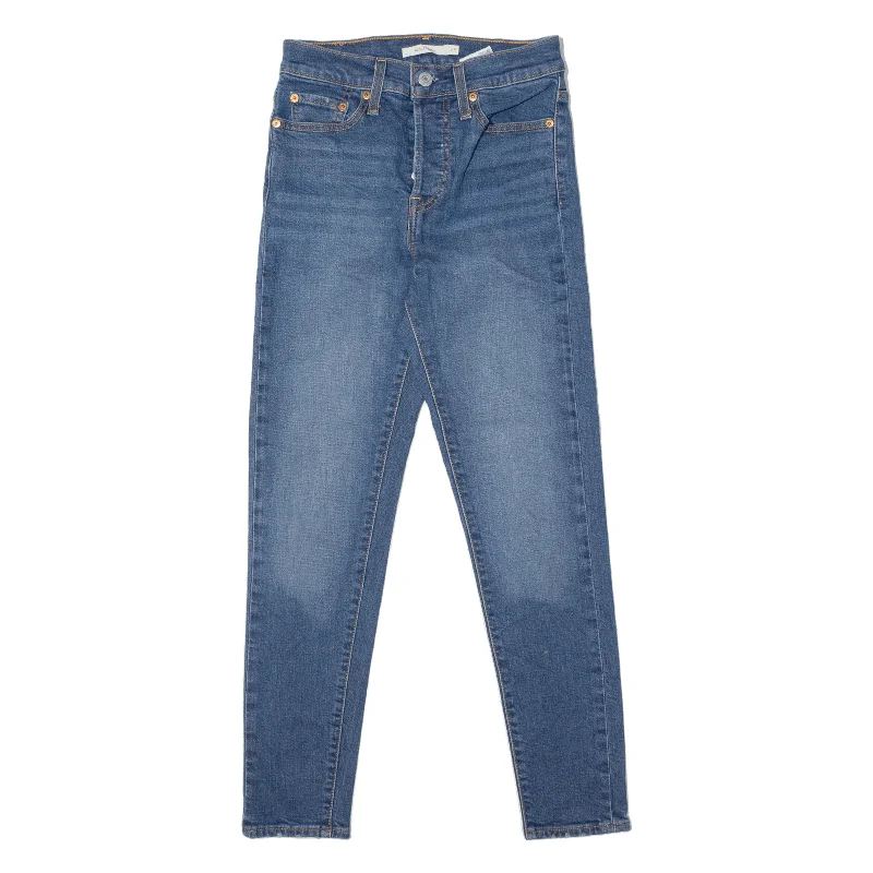 LEVI'S Jeans Blue Denim Slim Skinny Stone Wash Womens W25 L26 Casual Distressed Denim Jeans LEVI'S Jeans Blue Denim Slim Skinny Stone Wash Womens W25 L26 Casual Distressed Denim Jeans