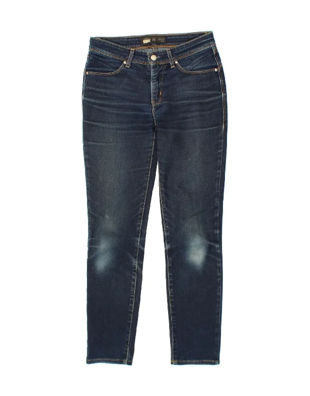 LEVI'S Womens Demi Curve Skinny Jeans W26 L28 Navy Blue Cotton Comfortable Boyfriend Jeans LEVI'S Womens Demi Curve Skinny Jeans W26 L28 Navy Blue Cotton Comfortable Boyfriend Jeans