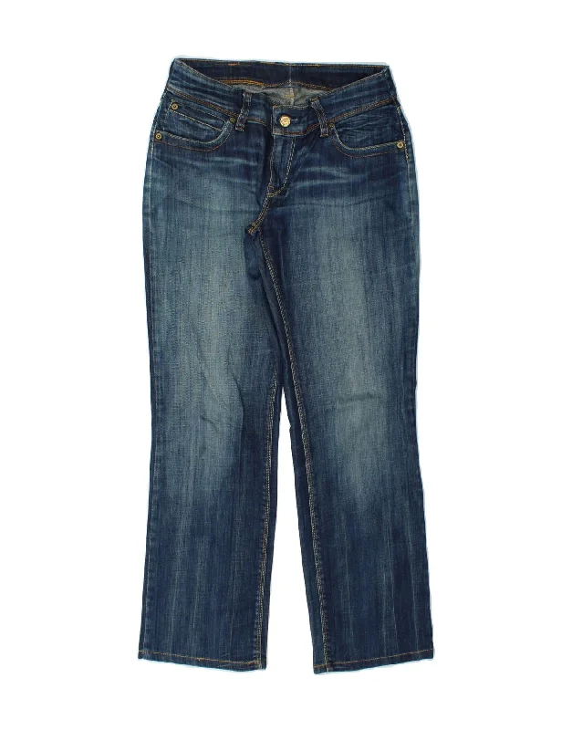 LEVI'S Womens Straight Jeans W32 L29  Blue Cotton Comfortable Zip-Fly Denim Jeans