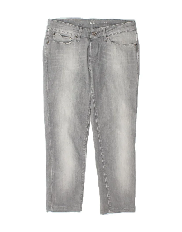 LEVI'S Womens Tapered Jeans W27 L23  Grey Cotton Trendy Low-Rise Bootcut Jeans