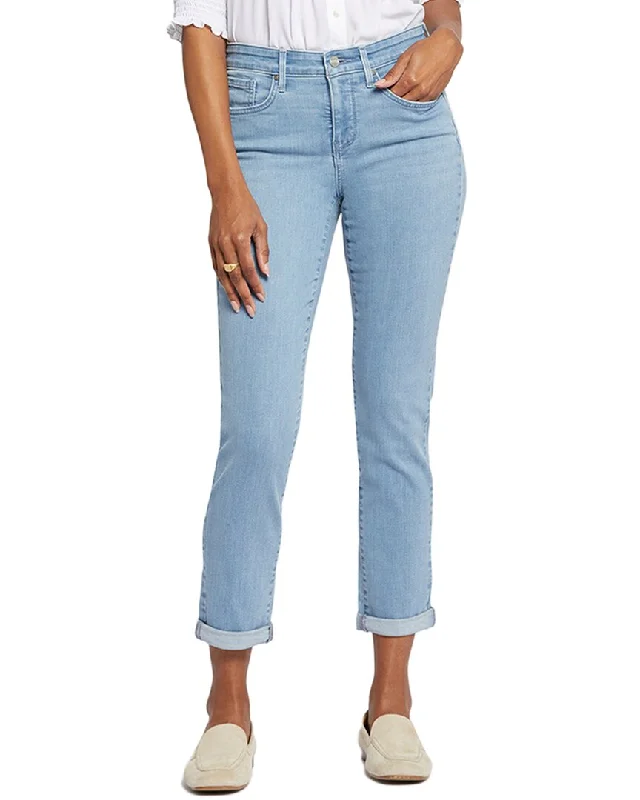 NYDJ Petite Margot Kingston Girlfriend Jean Comfortable Mid-Rise Jeans