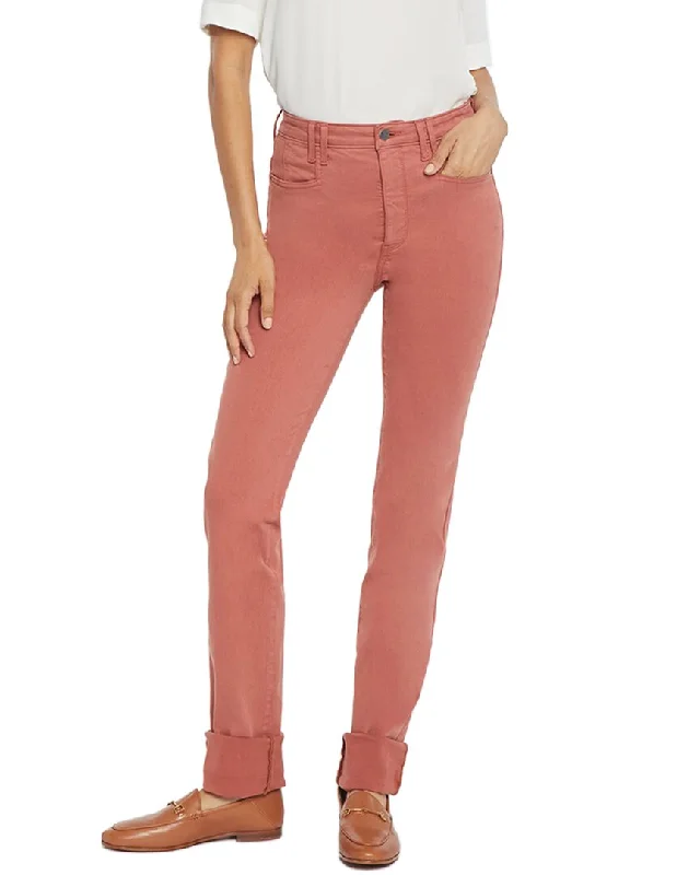 NYDJ Super High-Rise Sheri Slim Jean Comfortable Dark Wash Jeans