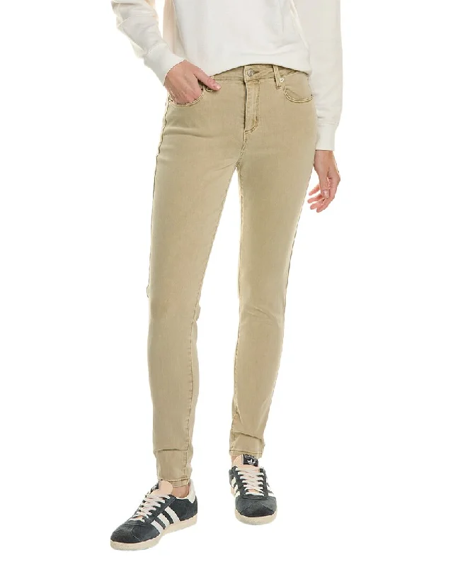 OAT New York Almond Skinny Jean Trendy Wide-Leg High-Waist Denim
