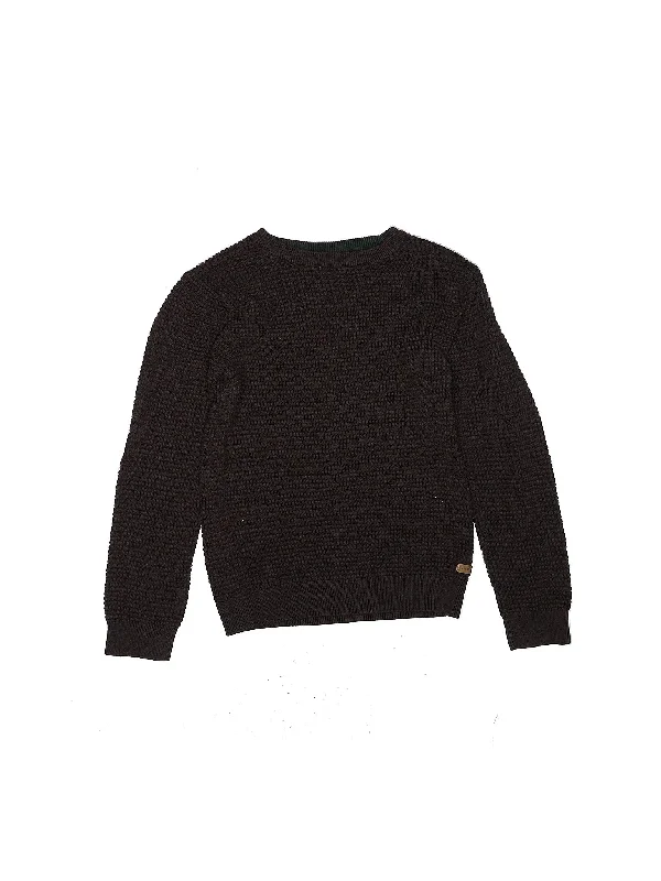 Pullover Sweater Fleece Sweater Nylon Polyester
