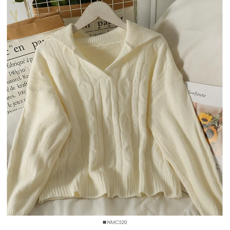 Sweater Korean slim pure color top  1917 Iron Safe Non-Iron Wrinkle Free