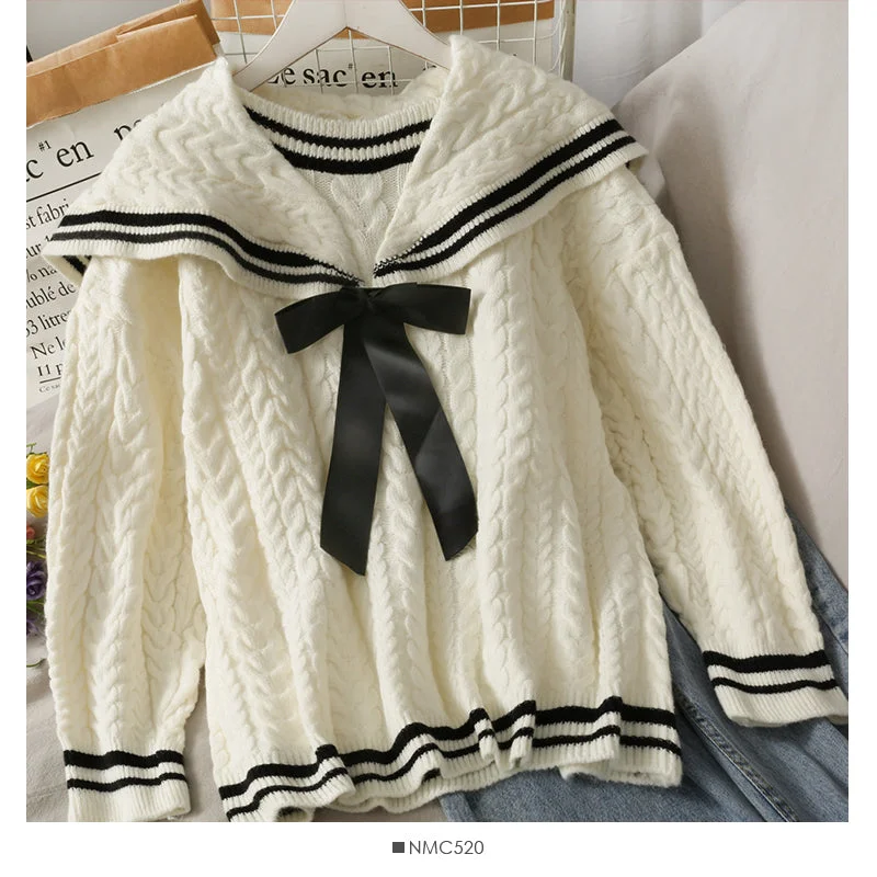 Sweater women's autumn loose and thin linen pattern sweater 1896 Welt Pockets Slit Pockets Flap Pockets Sweater women's autumn loose and thin linen pattern sweater 1896 Welt Pockets Slit Pockets Flap Pockets