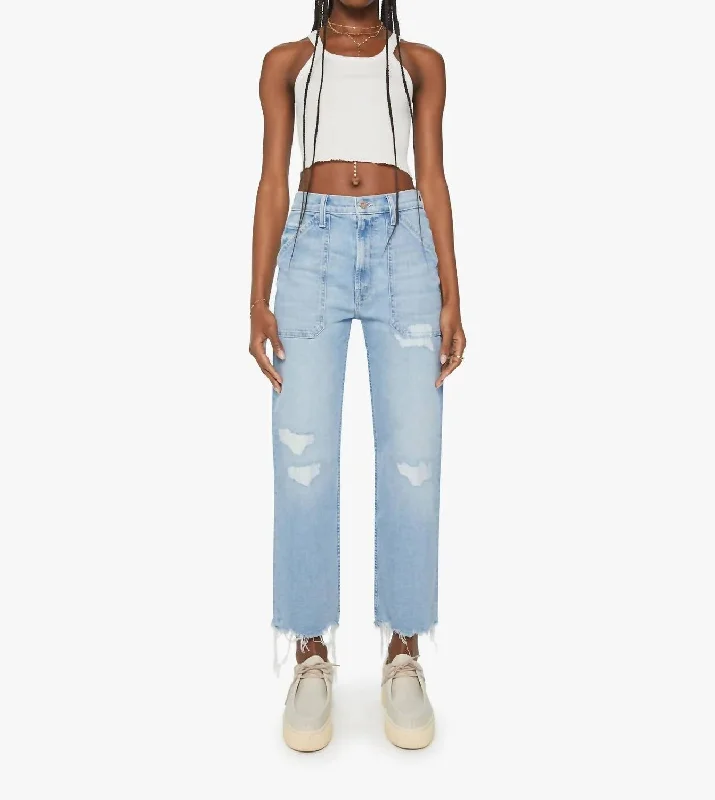 The Patch Rambler Ankle Jeans In Norway Jose Fashionable Slouchy Fit Jeans