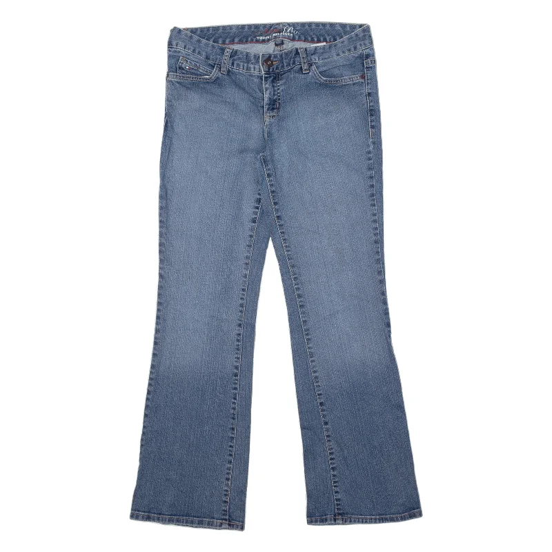 TOMMY HILFIGER Jeans Blue Denim Slim Bootcut Stone Wash Womens W32 L30 Elegant Wide-Leg Jeans TOMMY HILFIGER Jeans Blue Denim Slim Bootcut Stone Wash Womens W32 L30 Elegant Wide-Leg Jeans