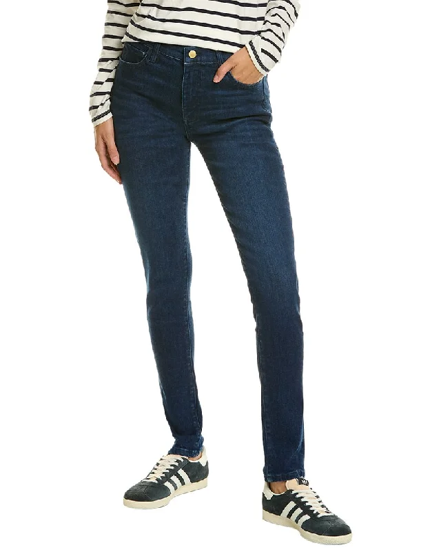 Triarchy Dark Indigo Skinny Jean Trendy Bootcut High-Waisted Jeans