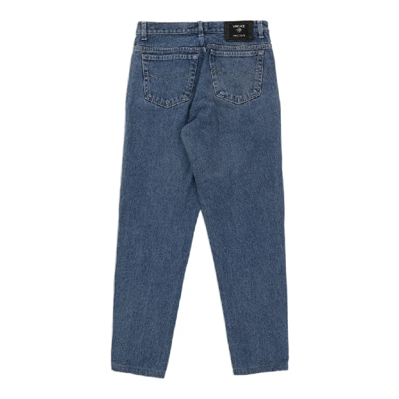 Versace Jeans Couture Jeans - 30W UK 10 Blue Cotton Stylish Cargo Style Jeans