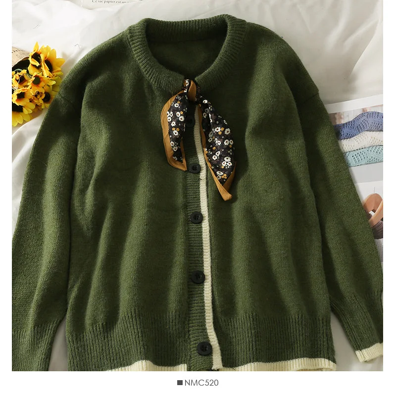 Vintage bow printed round neck long sleeve sweater for women 1841 Ribbed Striped Patterned Vintage bow printed round neck long sleeve sweater for women 1841 Ribbed Striped Patterned