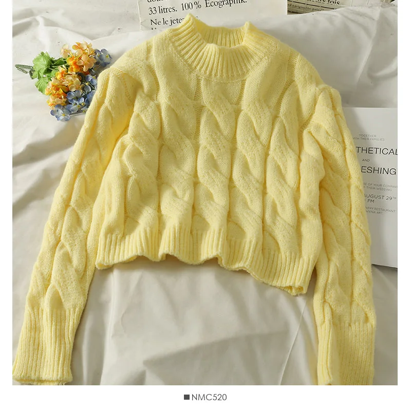 Women's Linen sweater is slim and half tall  1963 Velvet Chenille Corduroy