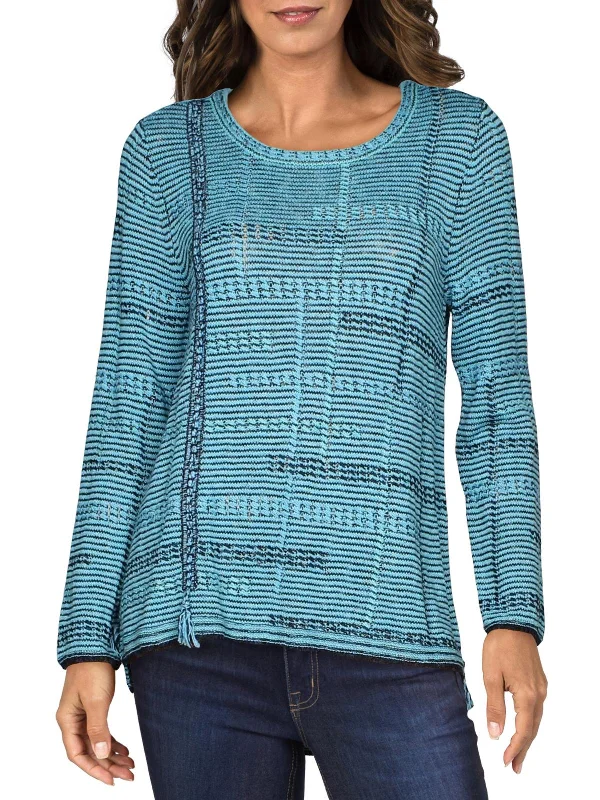 Womens Printed Fringed Sweater Faux Fur Fabric Real Fur Fabric Shearling Fabric