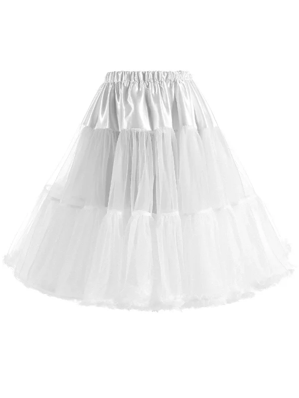 1950s Ruffled Petticoat Underskirt mini skirt trendy