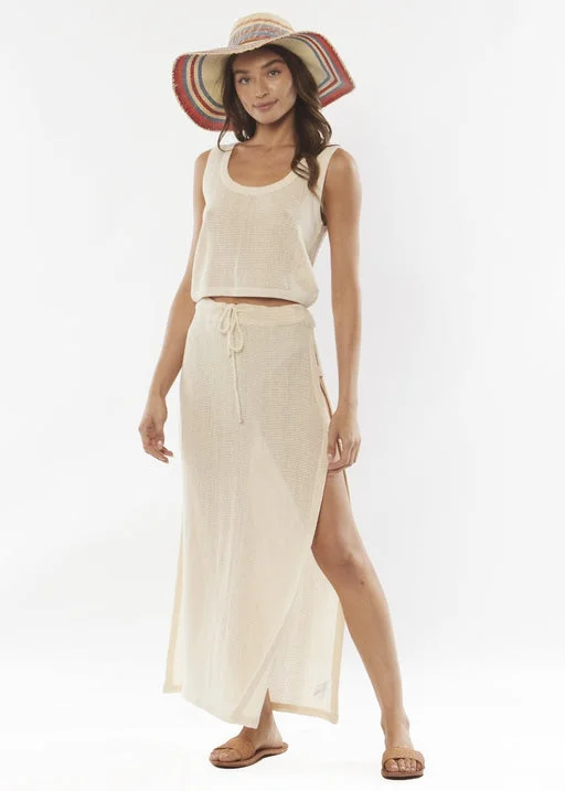 Amuse Gold Flower Skirt-Seashell corduroy skirt comfortable