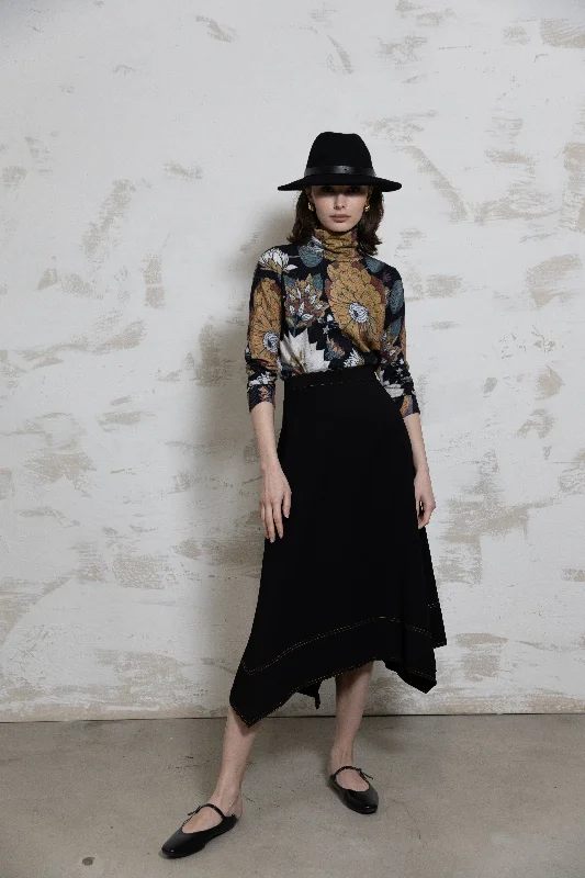 Astra Skirt velvet skirt luxury