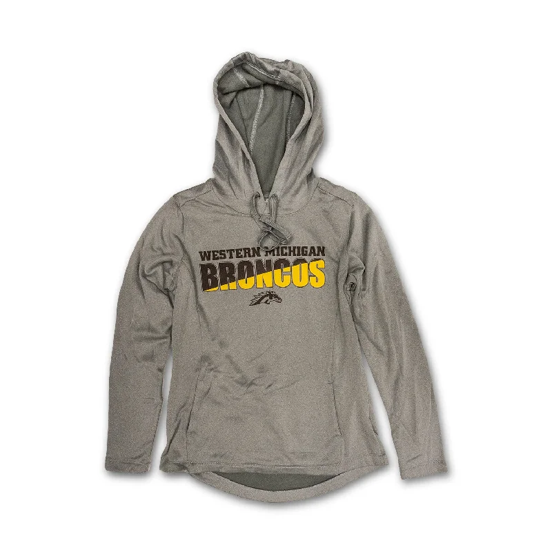 Ladies' Broncos Two-Tone Sport Hoodie Hoodie with Patch Decorative Personalized