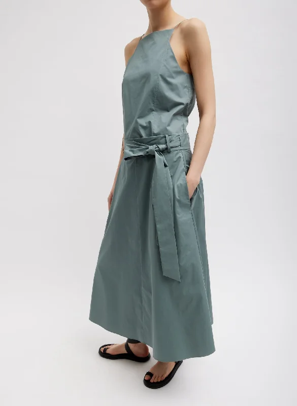 Eco Poplin Back Wrap Skirt mini skirt trendy