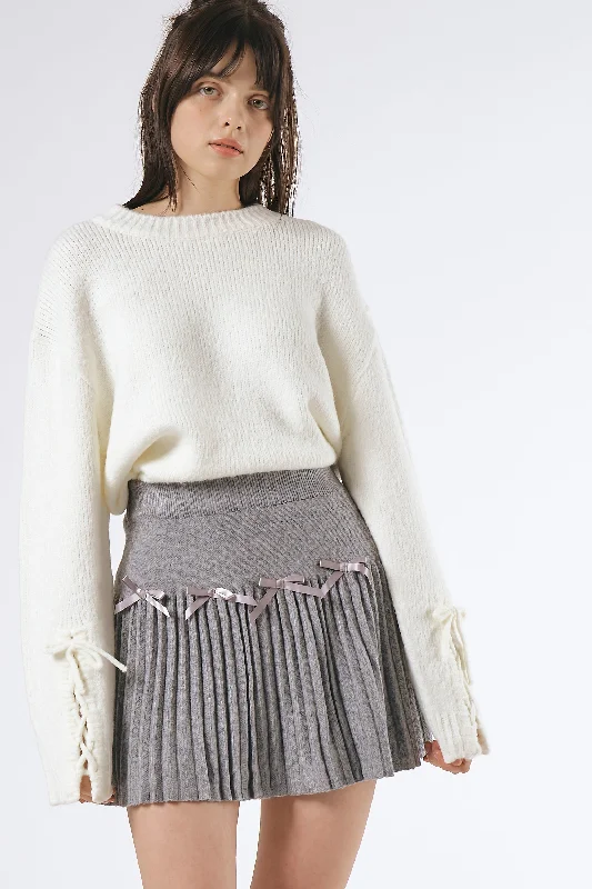 Elia Knitted Mini Skirt pencil skirt chic