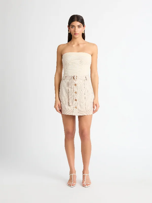 FRANCESCA MINI SKIRT tiered skirt playful