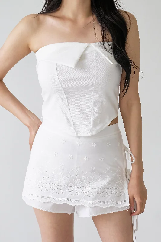 Harper Embroidery Skort lace skirt intricate