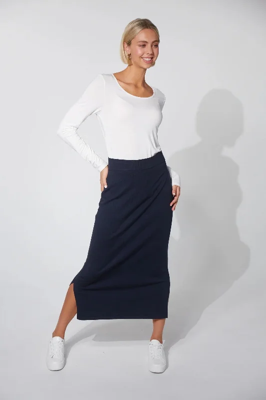 Haven Nikolai Knit Skirt silk skirt lustrous