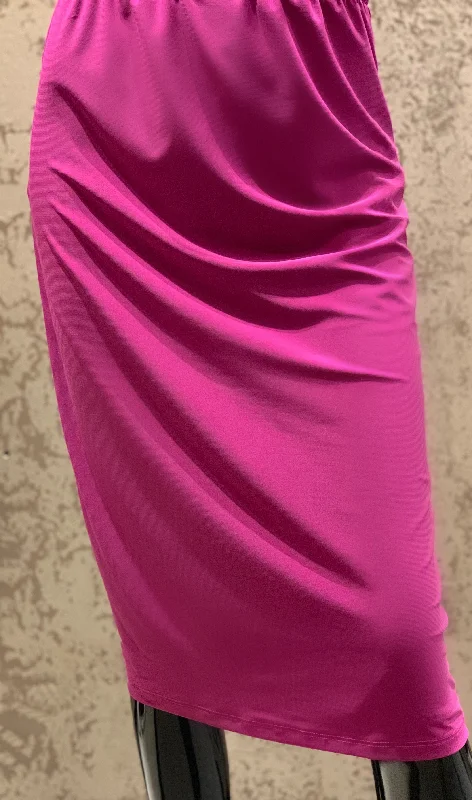 Pencil Skirt Magenta corduroy skirt durable