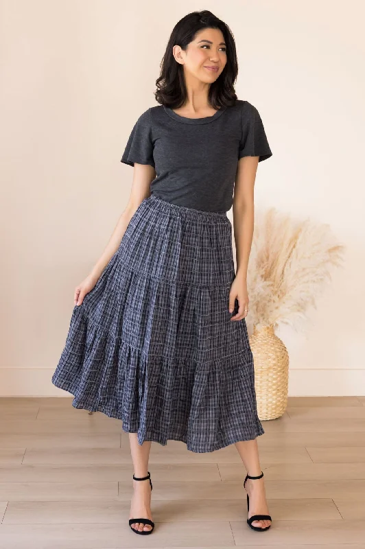 Secret Locket Tiered Skirt mini skirt trendy