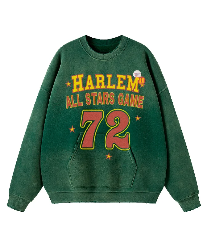 Jagger glass "TONE" hoodie Hoodie with Frayed Bohemian Relaxed