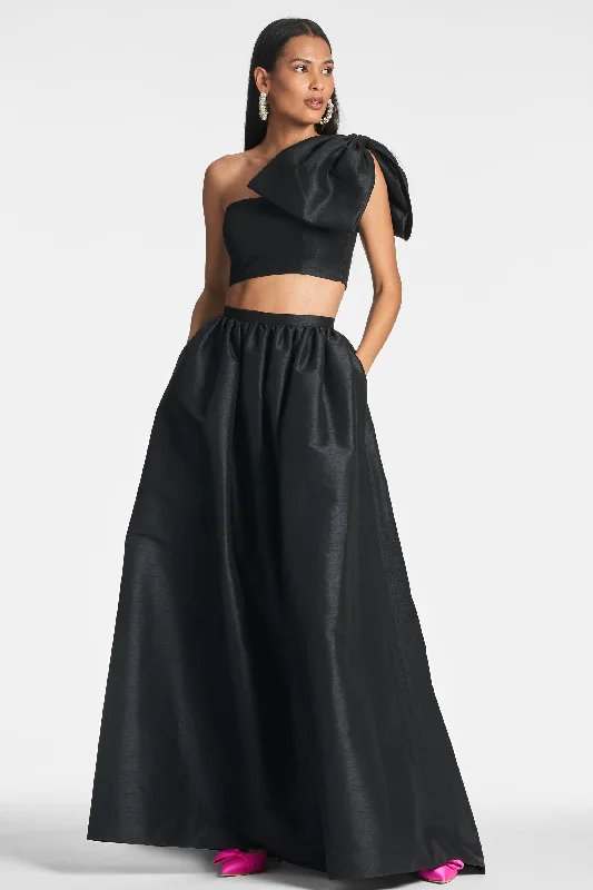 Sydney Skirt - Black denim skirt stylish