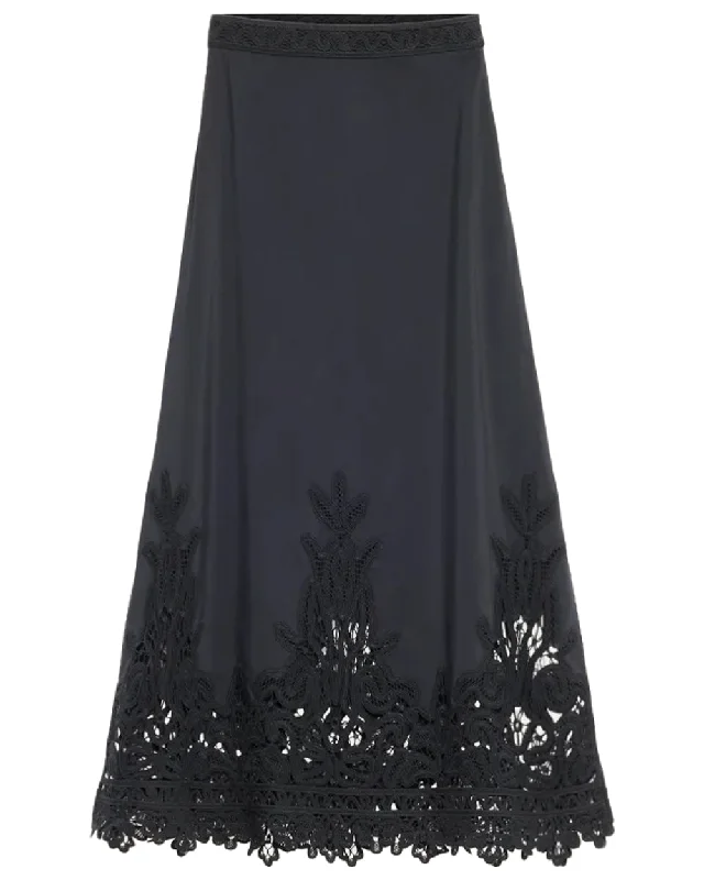 Noir Karlyn Skirt wool skirt warm