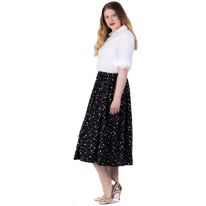Willow Star Print Skirt corduroy skirt comfortable