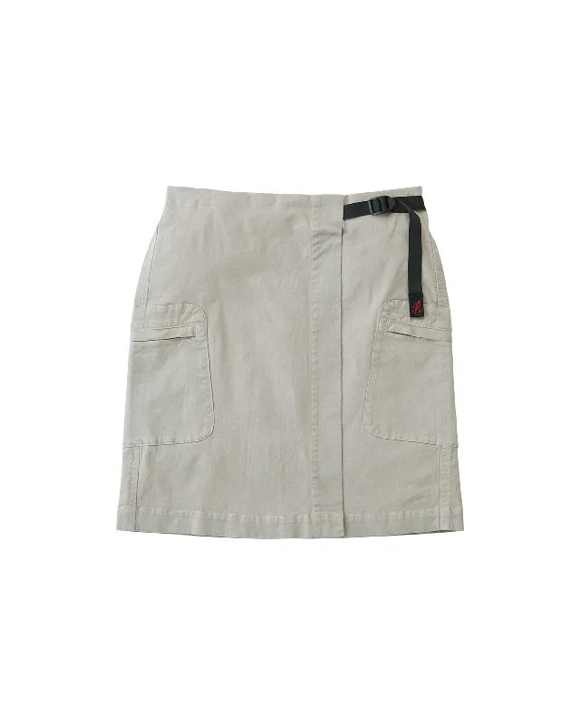 Wrap Skirt - Stone high waist skirt
