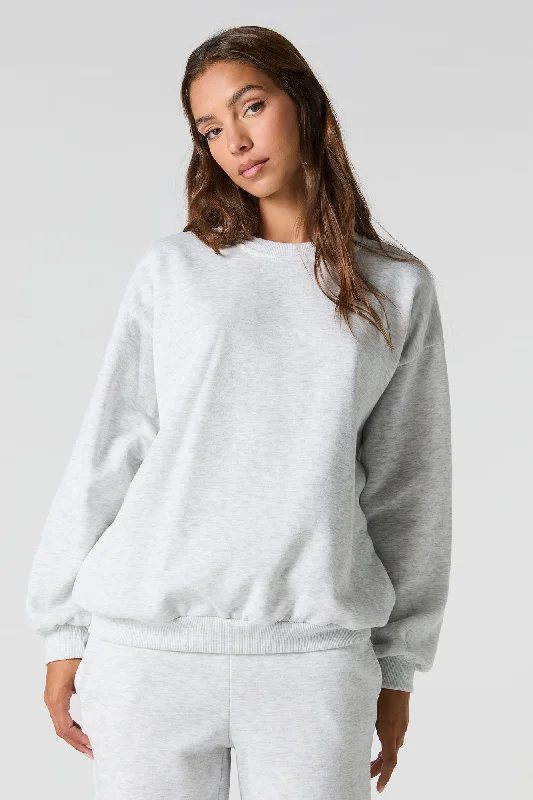 Oversized Fleece Sweatshirt Hoodie Sweatshirt Pullover