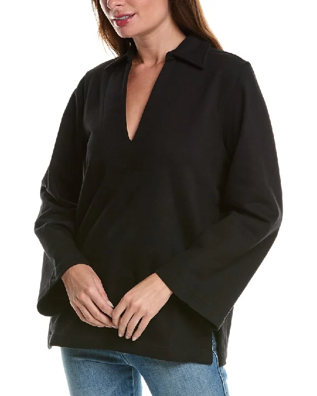 Dl1961 Millie Sweatshirt Hoodie with Hem Frayed Vintage Worn