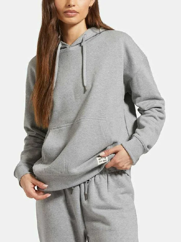 Cross Loop Hoodie Hoodie with Hidden Zipper Minimalist Clean