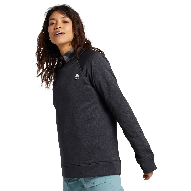 Burton Oak Crew Sweatshirt 2025 - Women's Hoodie with Fur Luxurious Winter