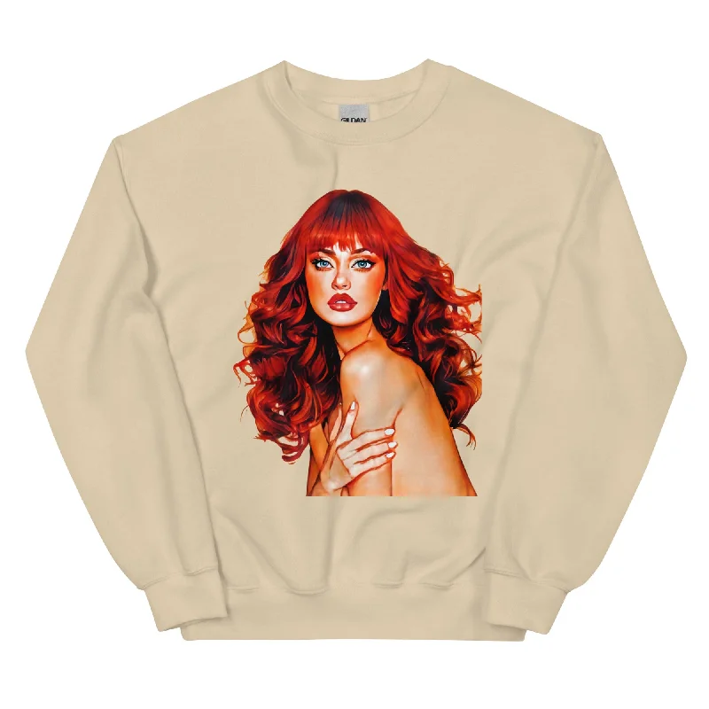 MEMORIES Women's Classic Sweatshirt Hoodie with Applique Textured Unique