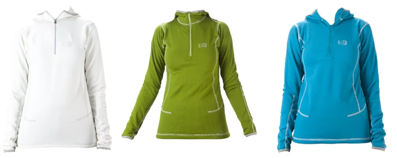 Millet Women's LD Tech Stretch Hoodie MIV4338 $149 NEW Hoodie with Distressed Vintage Worn Millet Women's LD Tech Stretch Hoodie MIV4338 $149 NEW Hoodie with Distressed Vintage Worn