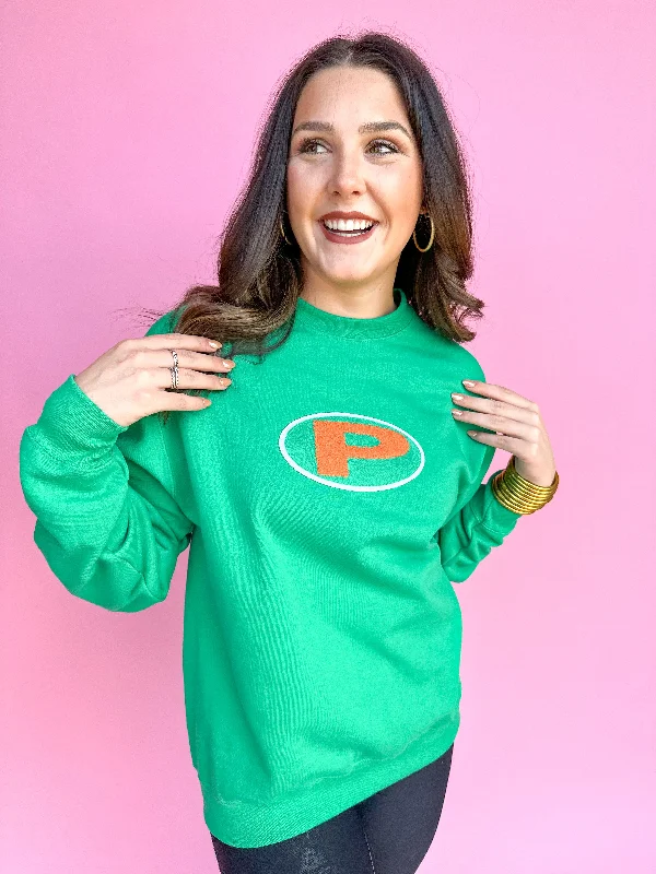 Pinewood Chenille Patch Sweatshirt Hoodie with High Neck Warm Protective