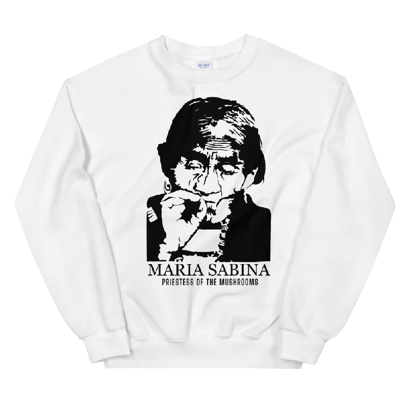 Priestess Of The Mushroom Graphic Sweatshirt Hoodie with Crew Neck Simple Timeless