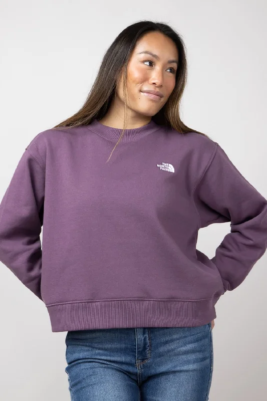 The North Face Evolution Fleece Sweatshirt for Women in Midnight Mauve | NF0A88ZX-1NI Hoodie Sweatshirt Pullover The North Face Evolution Fleece Sweatshirt for Women in Midnight Mauve | NF0A88ZX-1NI Hoodie Sweatshirt Pullover