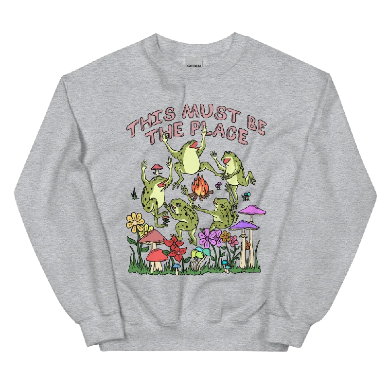 This Must Be The Place Graphic Sweatshirt Hoodie Sweatshirt Pullover