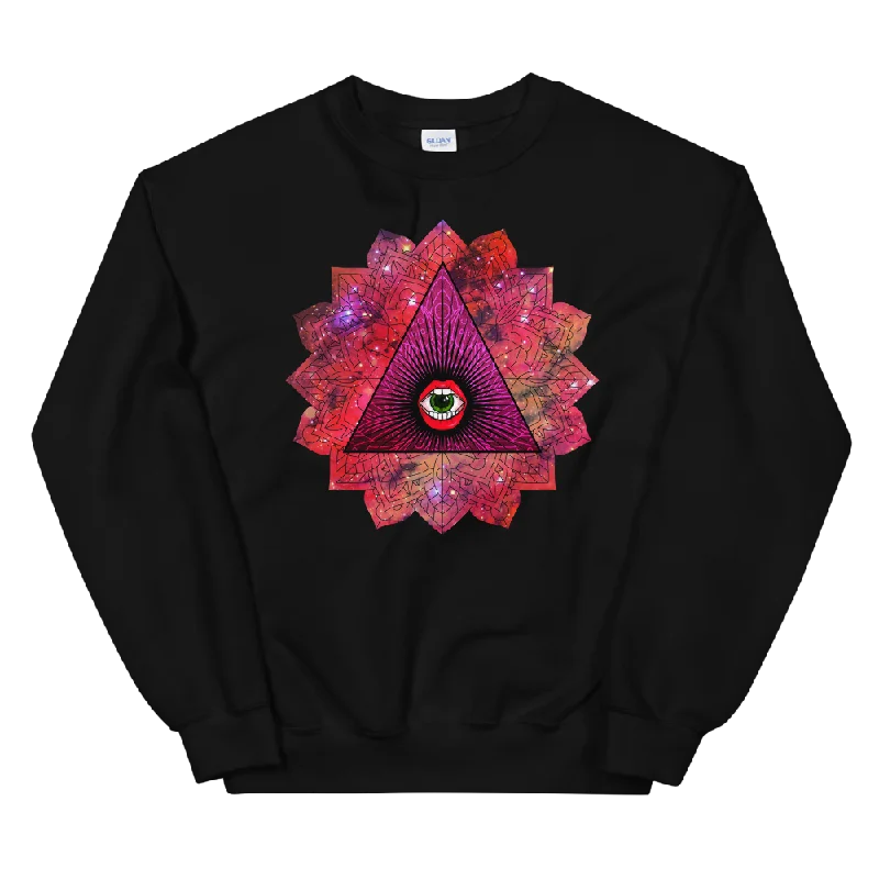 Vision Graphic Sweatshirt Hoodie with Thumb Holes Functional Cozy
